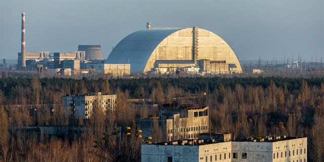 Chernobyl nuclear power plant seen in 2019. 