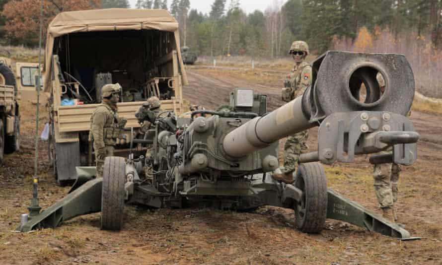 US Army M777 howitzer cannon