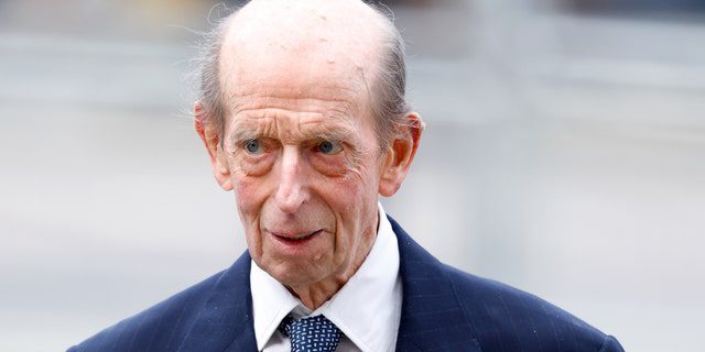 Prince Edward, Duke of Kent, attends a Thanksgiving service on the life of Prince Philip, Duke of Edinburgh, at Westminster Abbey.