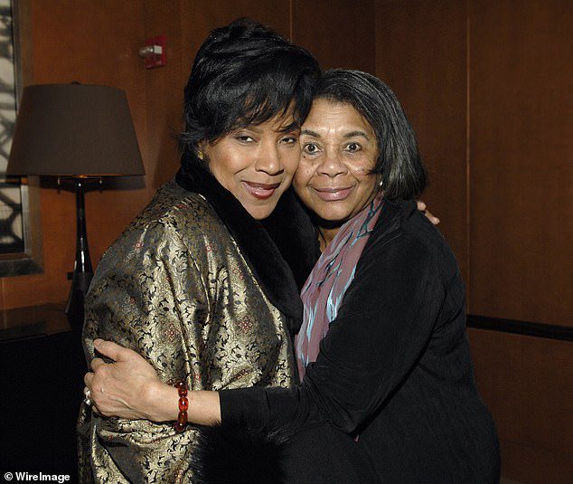 Friends: seen right with Felicia Rashad left at the Signature Theater Company's salute to August Wilson in New York City
