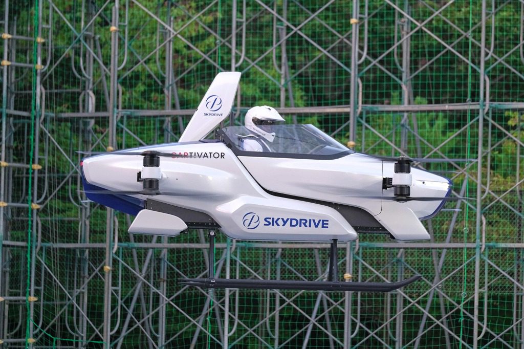 A prototype of a flying car tested by a Japanese company in September 2020.