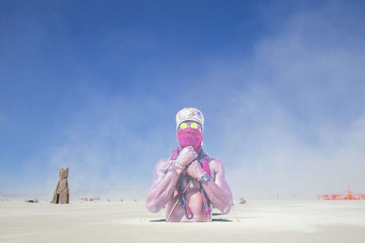 "black!  Ase" Written by Erin Douglas and The Black Burner Project of Baltimore, Md., at Burning Man 2022 in the Black Rock Desert in Gerlach, Nevada.