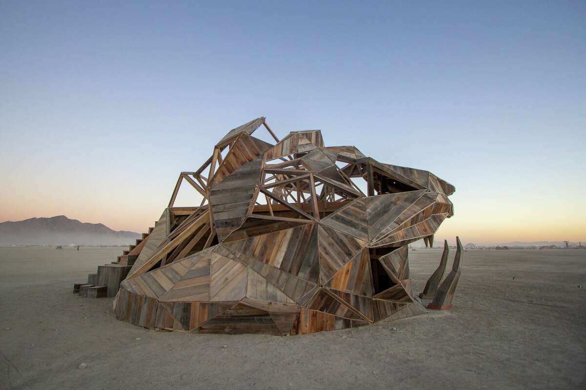 "disturb my sleep" Written by Ricto Verso of Sparks, Nevada, at Burning Man 2022 in the Black Rock Desert in Gerlach, Nev.