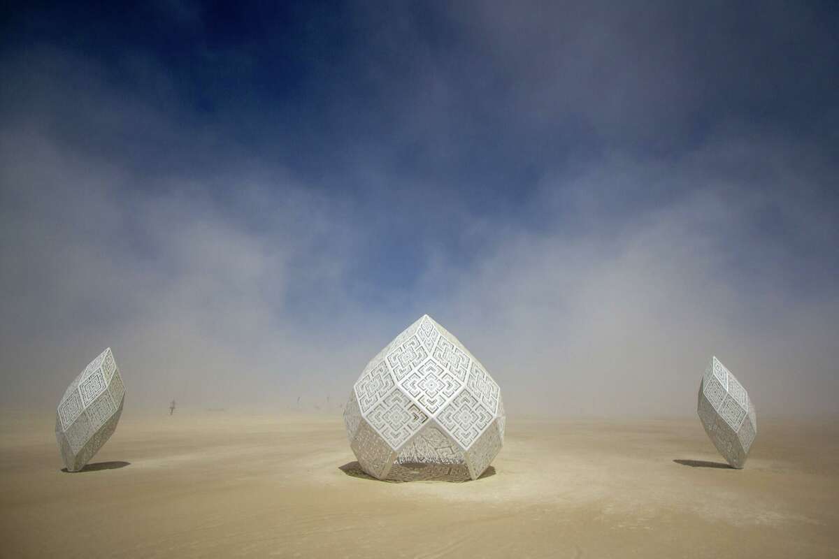 "Point of view" By HYBYCOZO at Burning Man 2022 in the Black Rock Desert in Gerlach, Nevada. 