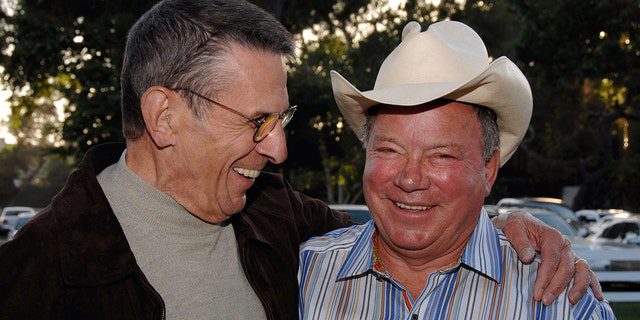 William Shatner (right) said he was grateful to have a decades-long friendship with his Star Trek star Leonard Nimoy (left).