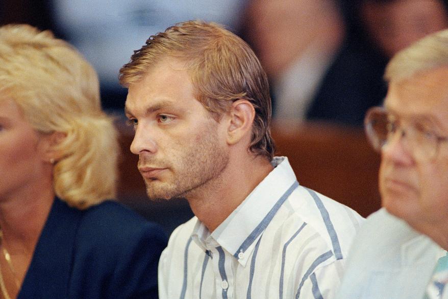 Jeffrey L. Dahmer appears for the first time in Milwaukee County Court, where he is charged with four counts of first-degree premeditated murder,