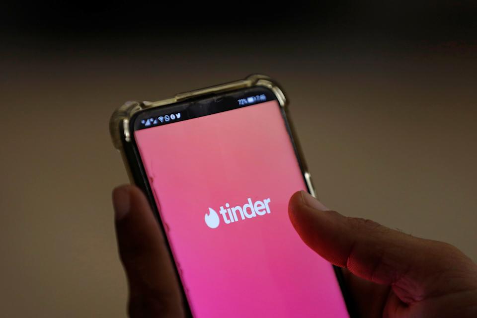 The dating app Tinder on a mobile phone is shown in this illustration taken on September 1, 2020. The photo was taken on September 1, 2020. REUTERS / Akhtar Soomro / Illustration