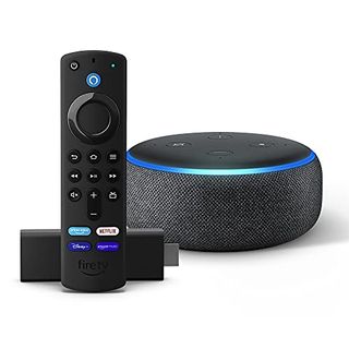 Entertainment Bundle: Fire TV Stick (TV controls included) with Echo Dot (3rd gen)