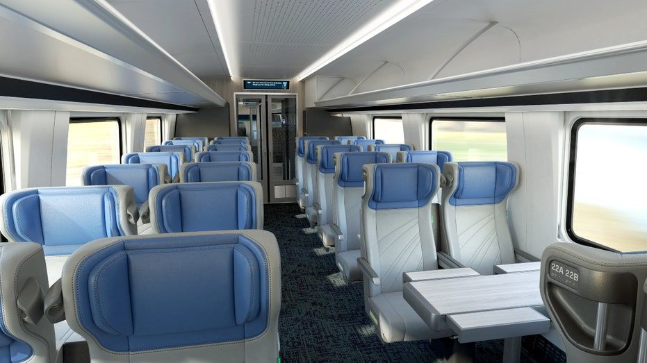 Amtrak aero coach seats