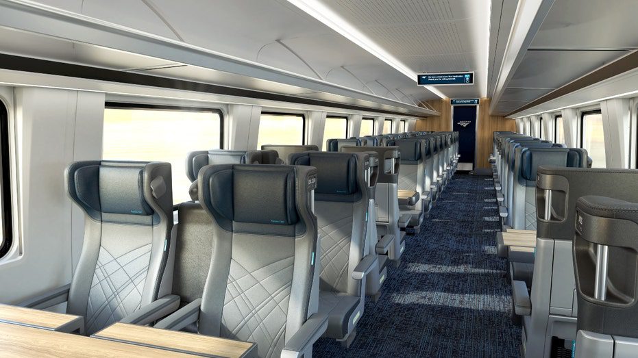 Amtrak Airo business class seats
